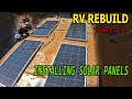 Mounting BougeRV Solar Panels On Steel RV - RV Rebuild (Part 18)