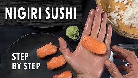 How to make Nigiri Sushi, an easy step by step guide!