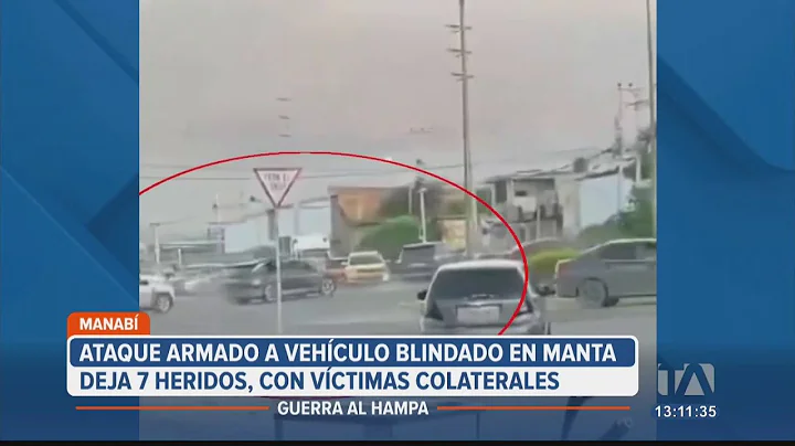 7 heridos se registran en ataque armado en Manta, provincia de Manabí