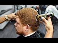 WHITE GUY WITH 360 WAVES HAIRCUT TUTORIAL: MID TAPER (ANYONE CAN GET WAVES)