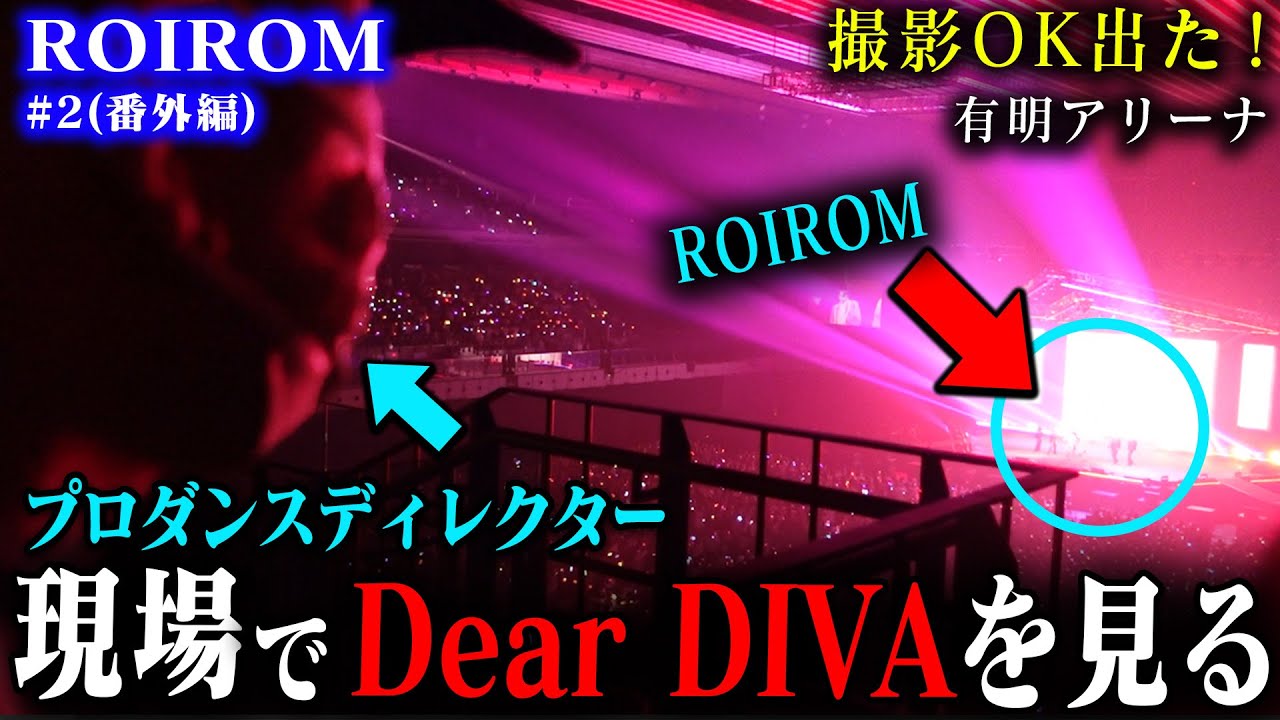 【ROIROM 番外編】プロダンスディレクターが現場でDear DIVAを見た結果➡静かにのる