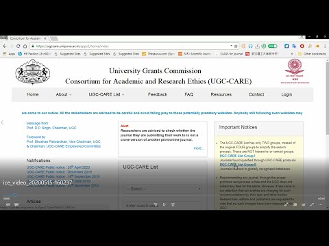 How to check Journal tittle that in UGC care list.