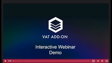 Meridian VAT Add On Demo