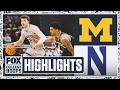 No. 2 Michigan Wolverines vs. Northwestern Wildcats 🏀 Highlights