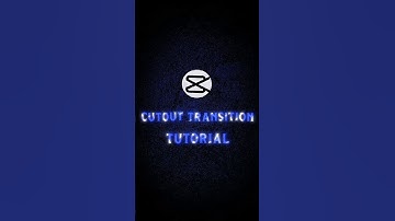CUTOUT TRANSITION TUTORIAL || IN CAPCUT || #viralshort #edit #tutorial