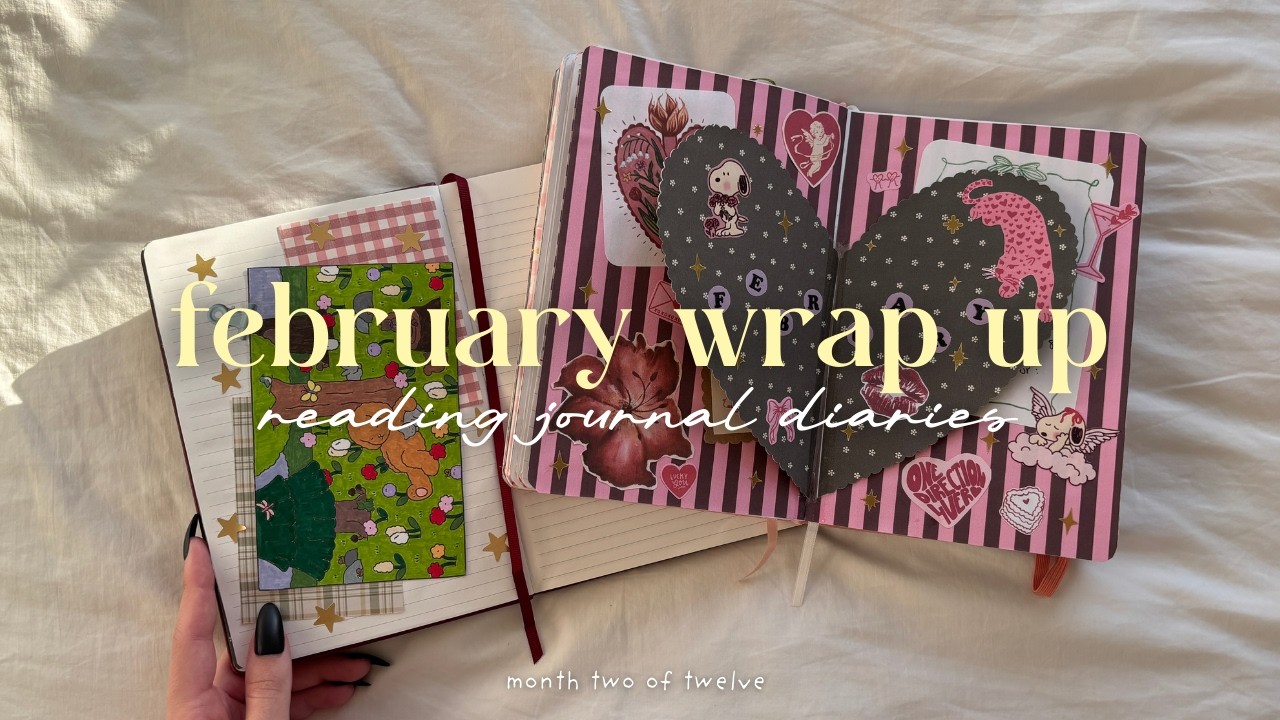 february reading wrap up 📝 stats for 14 books read / 2026 reading journal