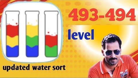 Water sort color level 493/494