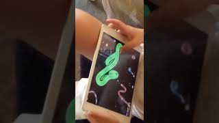Family fun playday - playing games slither.io