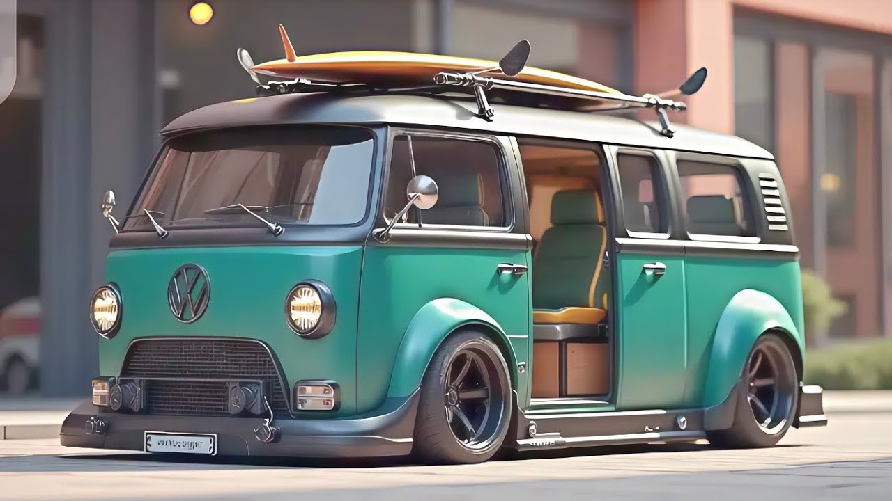 Volkswagen T1 Van возвращается | Легенда возвращается с современной мощью и классическим стилем