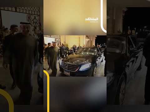 رئيس دولة الإمارات الشيخ محمد بن زايد يقود سيارة الرئيس المصري بالعلمين خلال زيارة أخوية إلى مصر