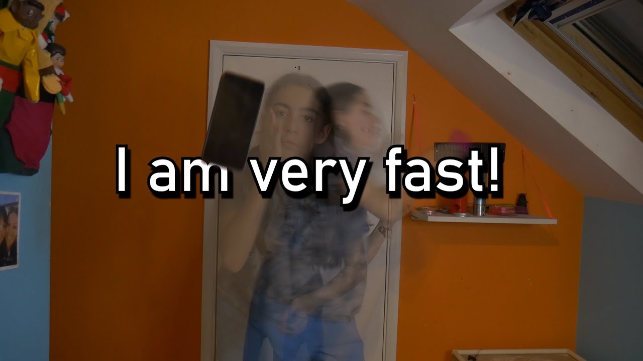 I'm faster than the speed of light!