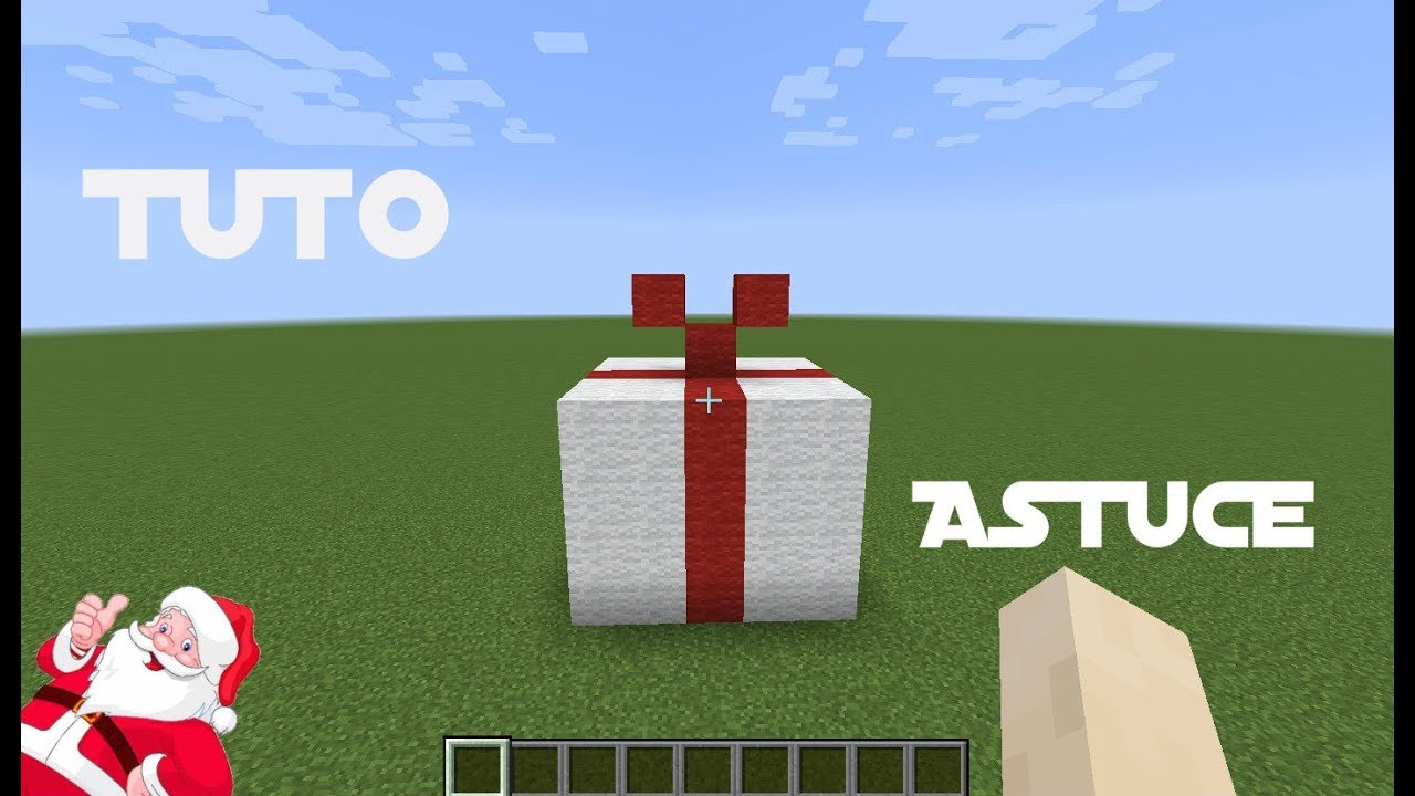 COMMENT FAIRE CADEAU DE NOEL DANS MINECRAFT 