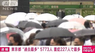 東京5773人感染　重症者227人　いずれも過去最多(2021年8月13日)