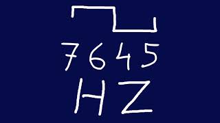 7645 hz square