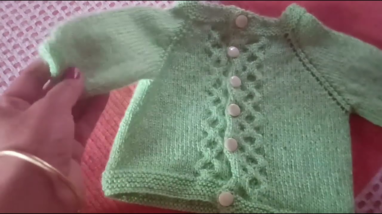new born baby cardigan 🧶 subscribe 🙏