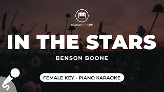 Video thumbnail of "In The Stars - Benson Boone (Female Key - Piano Karaoke)"