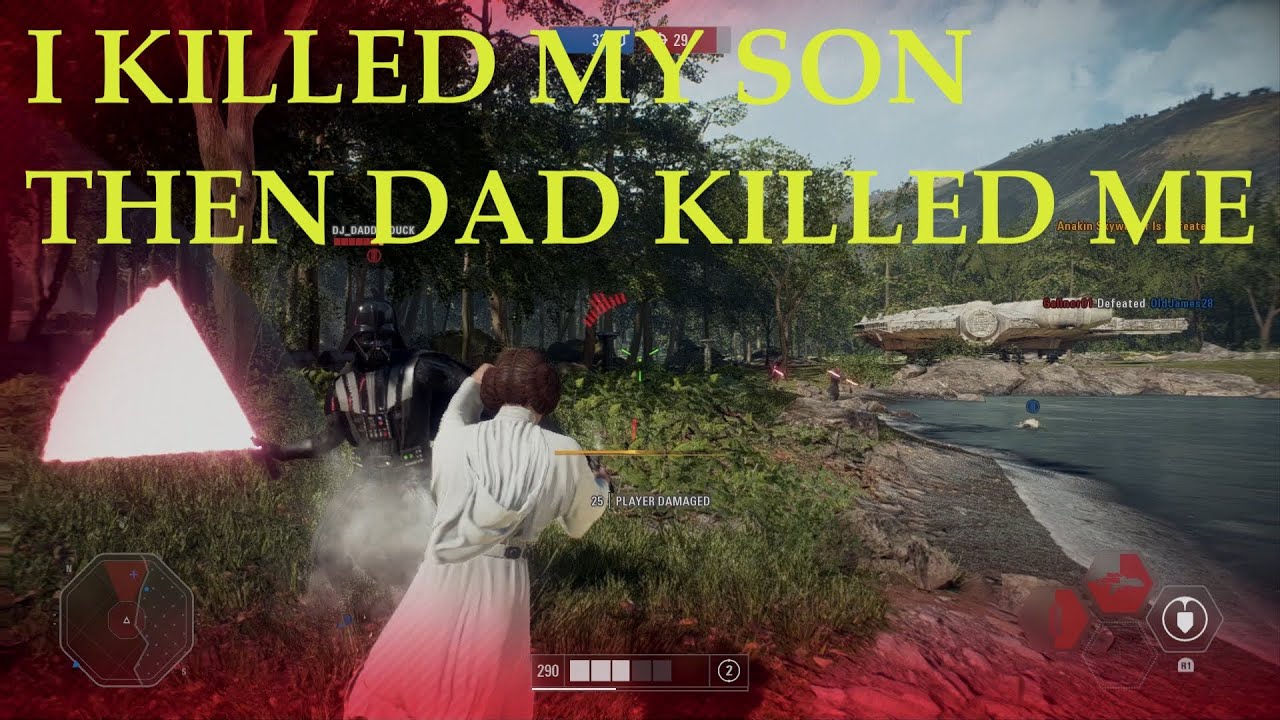 Star Wars Battlefront 2: I KILLED MY SON. THEN DAD KILLED ME
