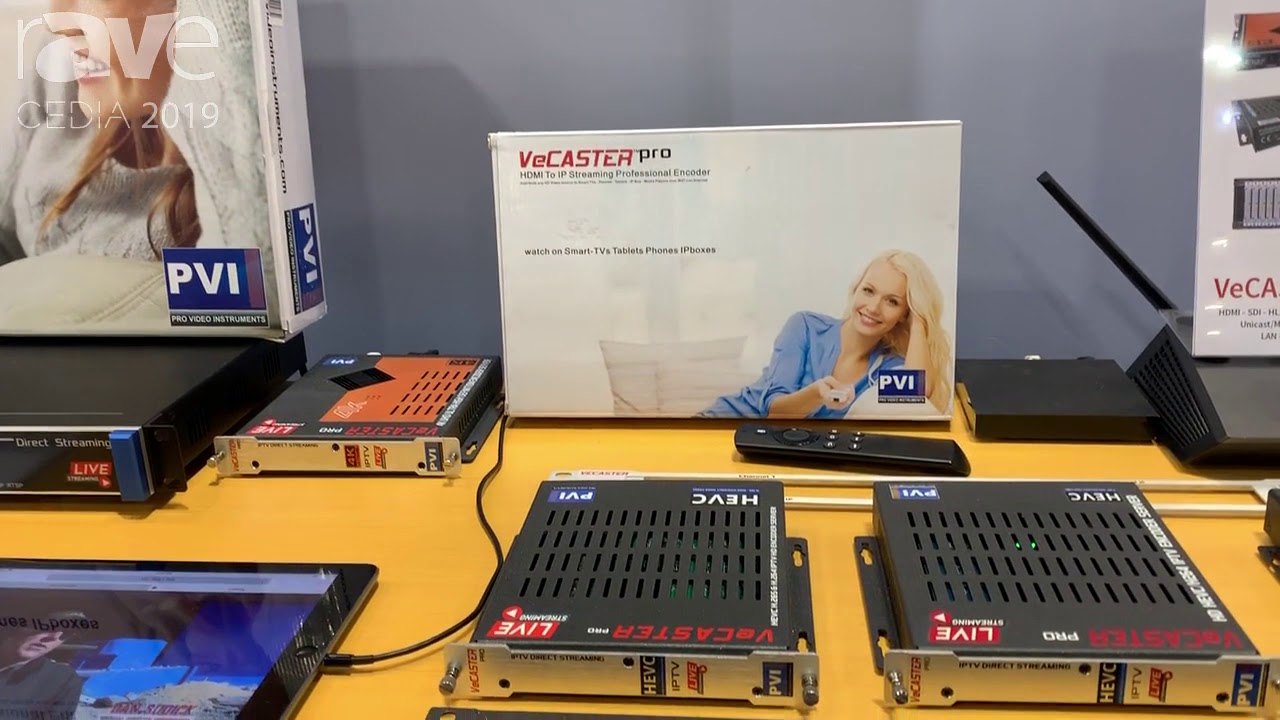 CEDIA 2019: ProVideoInstruments Features VeCASTER Pro 4K HDMI to IPTV Streaming Encoder -