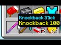 Minecraft Bedwars but I have a knockback 100 weapon...