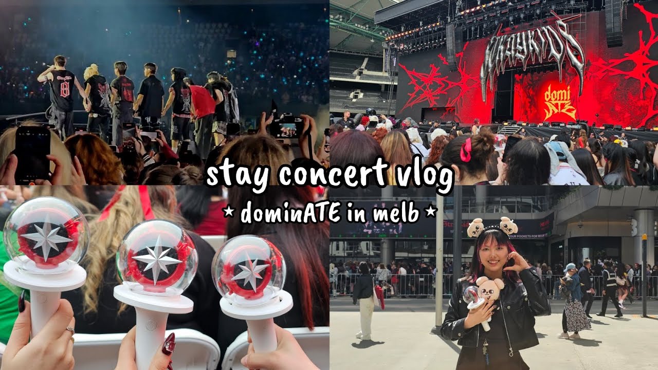 Skz DominATE in melb!! concert vlog, grwm, soundcheck, concert clips, honest thoughts