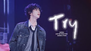 [4K] 240324 JUST B 전도염 DY - Try 🖲️ | America Tour in Dallas FanCam 직캠