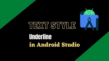Text style underline in android Studio