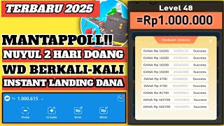 MANTAPPOLL! NUYUL 2 HARI GAME ZOMBIE TRAIN, WD GEDE KE DANA - REKOMENDASI APK PENGHASIL DANA 2025 screenshot 4