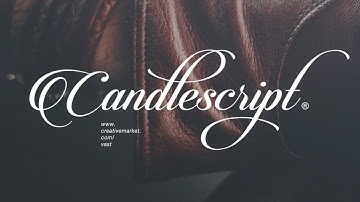 How to Use the Candlescript Font