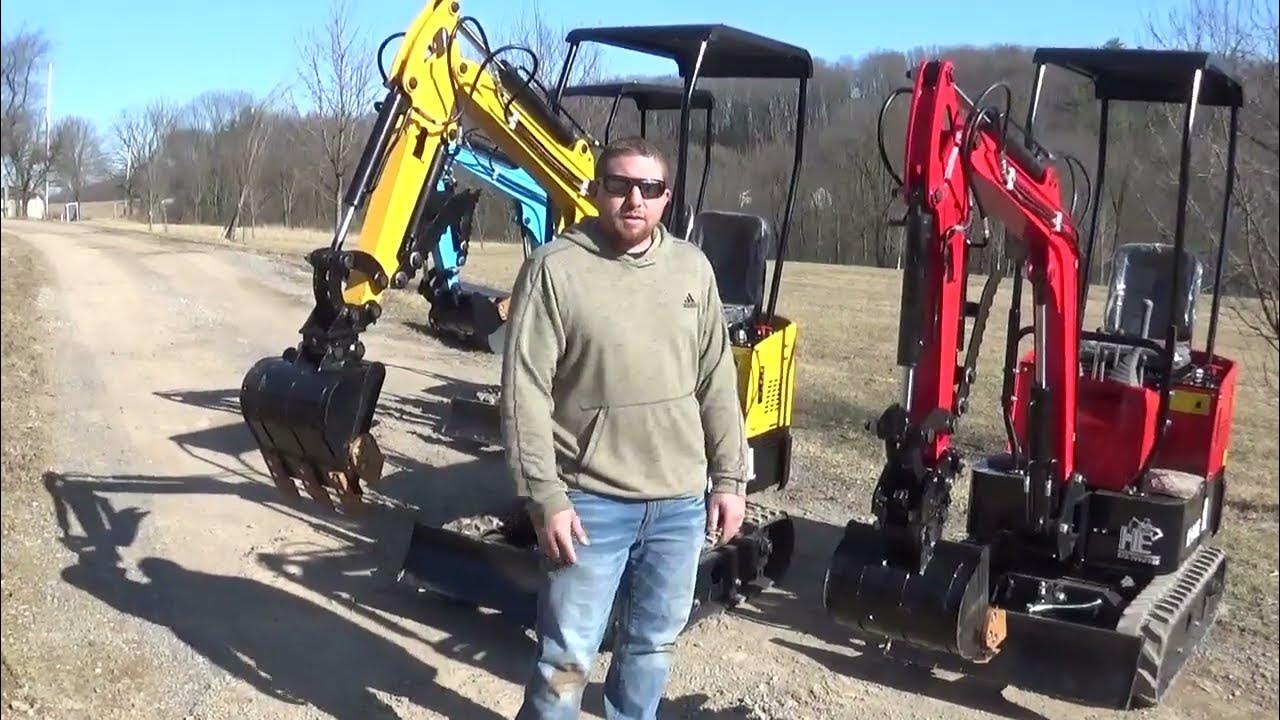 Groundhog Excavator Spring Quick Attach Vs Bolt Quick Attach Youtube