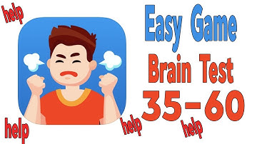 Easy Game Brain Test level 35 - 60 solution Gameplay Walkthrough | (IOS-Android)