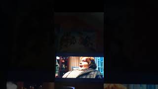 Marge floats like a balloon