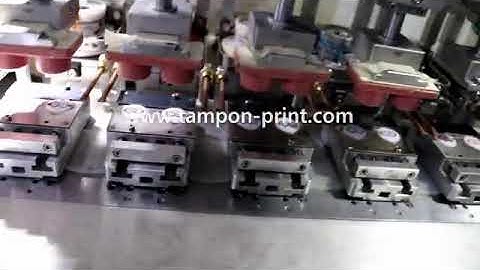 Automatic penumatic 6 colors clothes buttons silicone rubber pad printing machine for sale