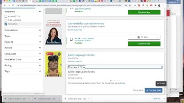 Checking out a Book in Spanish on SFPL