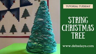 Learn How to Make Easy Homemade String Christmas Tree Decorations