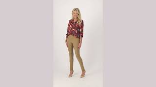 Women with Control Renee's Reversible Skinny Pant on QVC
