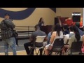 Cecilia Zaragoza discusses why she's attending UOP in the fall at the first Senior Signing Day at th
