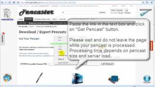 How To Export / Download Pencast in 3 easy steps