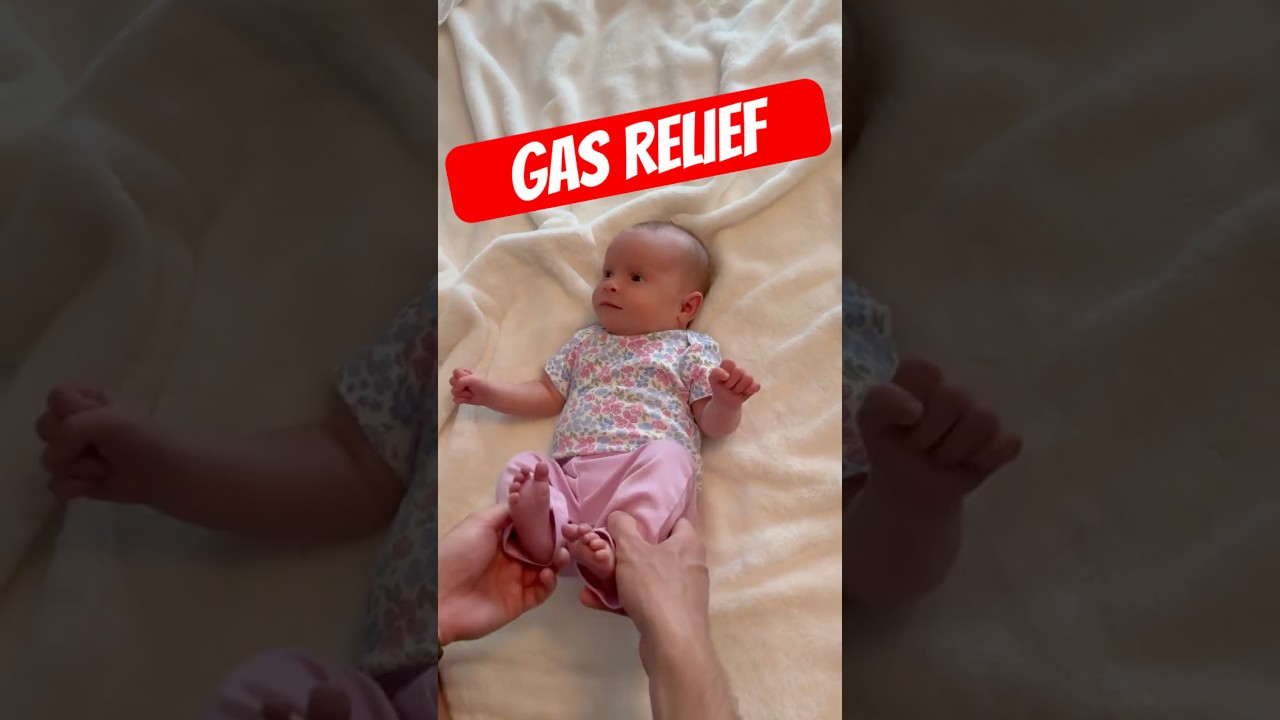 How To Relieve Gas In Newborns!!