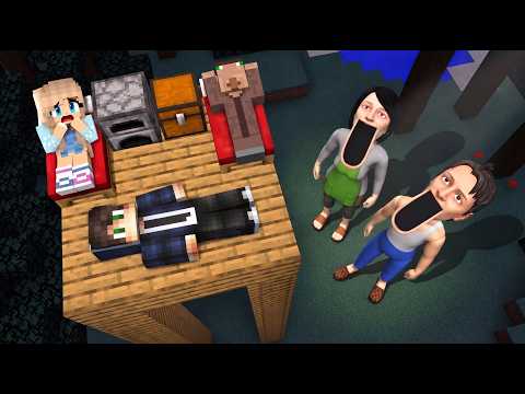 PREŽIVELI SMO NA DRVETU PROTIV LOŠIH RODITELJA IZ SCHOOLBOYA U MINECRAFTU! 😱🌳