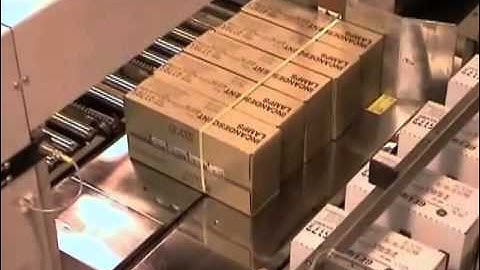 Dynaric DF11 Automatic Banding Machine Strapping Light Bulbs