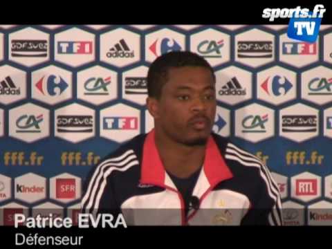 Raymond Domenech et patrice Evra sur sports.fr ava...