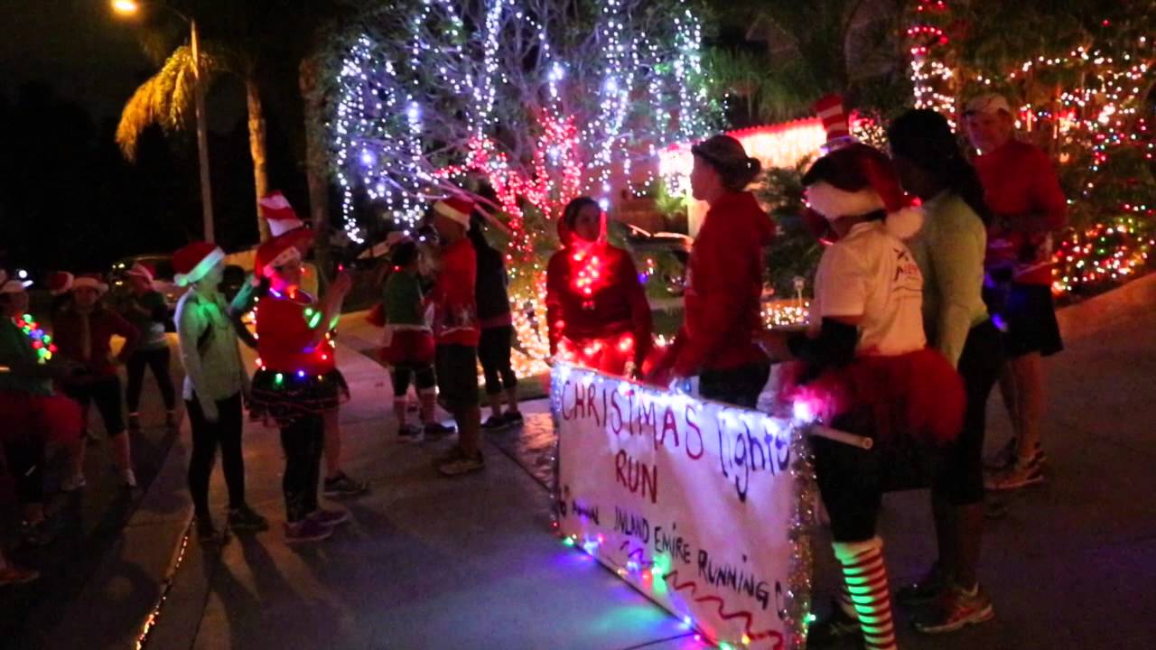 IERC Christmas Lights Run 2014 YouTube