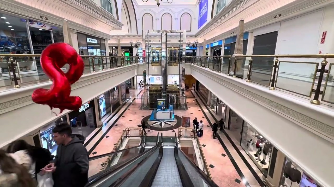 Gran Via 2 - Walking Tour on Big Shopping Mall Barcelona - 05/2024