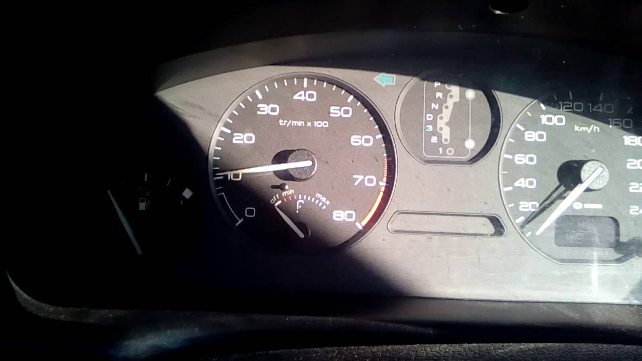 Плавают обороты Пежо 406 - YouTube