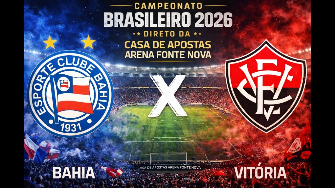 BAHIA X VITÓRIA - CAMPEONATO BRASILEIRO 2026 - YouTube