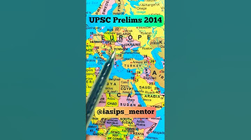 Mapping question IAS prelims | UPSC CSE #shorts