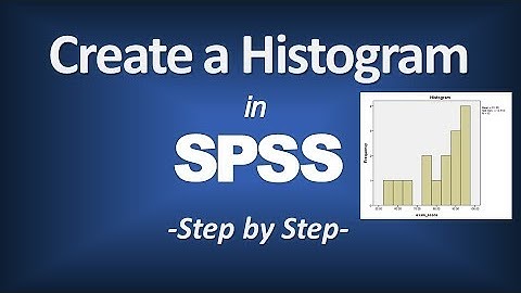 Create a Histogram in SPSS