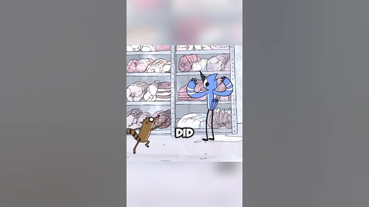 His face at the end😭 #music #cartoonnetwork #clips #regularshow #mordecai #rigby #freezer