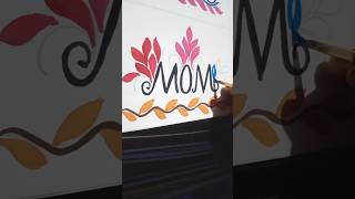 Simple Flower Design Painting for Beginners 🖌 #art #painting #shorts