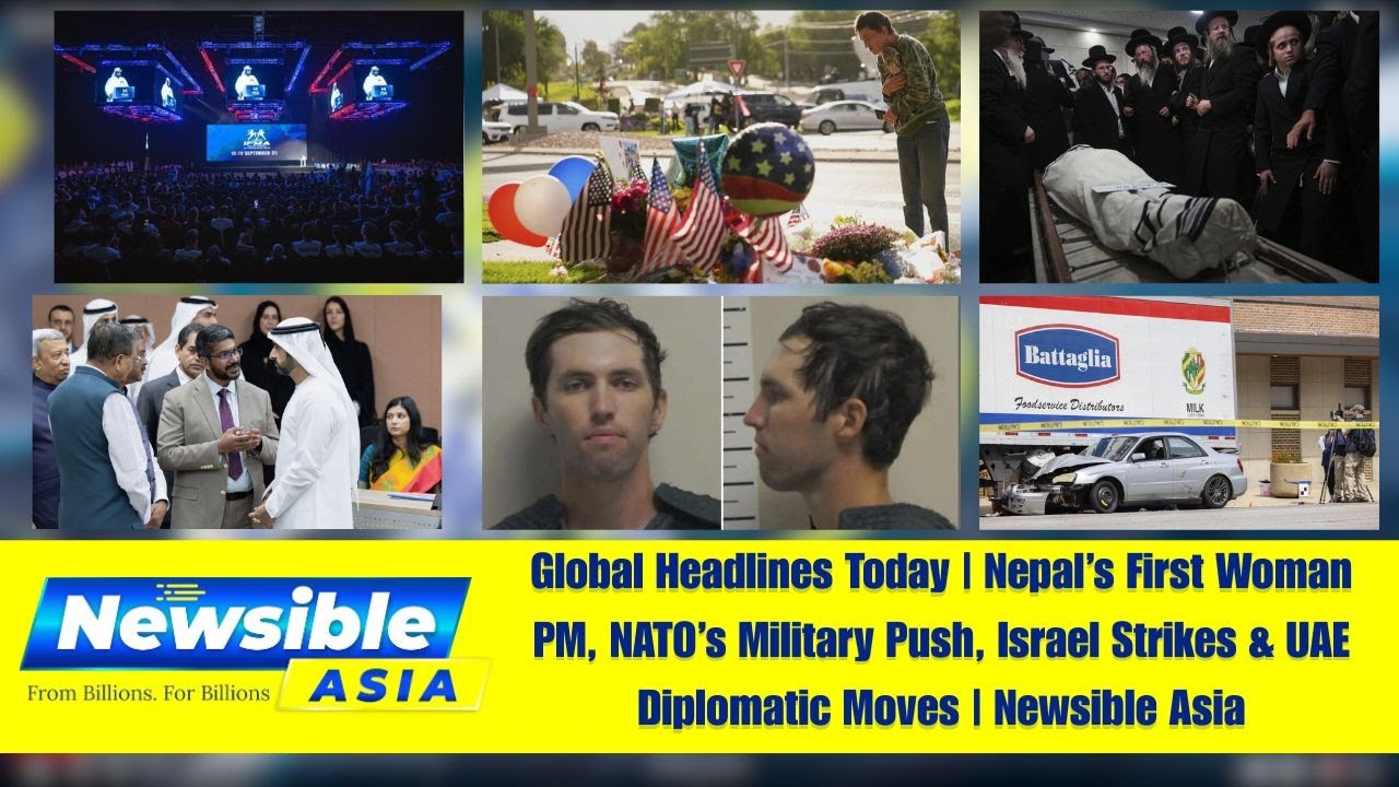 UAE Diplomacy, Nepal’s First Woman PM, NATO Tensions & Global Sports Highlights | Newsible Asia